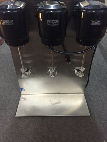 Waring dmc201 3-head drink mixer for sale