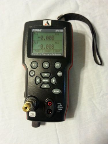 AMETEK Jofra HPC600 Digital Handheld Pressure Calibrater 300 PSI