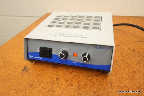 Fisher scientific isotemp dry dri  bath incubator 11-718-2 model 2052fs for sale