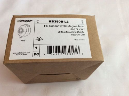 Watt Stopper HB350B-L3, HB Sensor w/360 degree lens, 120/277 VAC