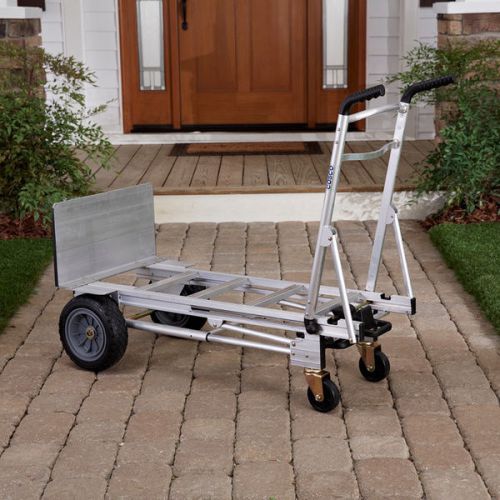 Lightweight aluminum cosco hand truck, 3-in-1 design, heavy-duty, free shipping for sale