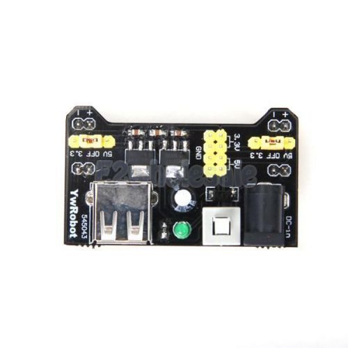Power Supply Module Adapter 3.3V 5V Output for MB102 Breadboard 53x35x20mm