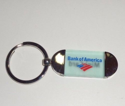 Bank Of America Logo Metal Keychain Stainless Steel Hard Plastic.great gift idea