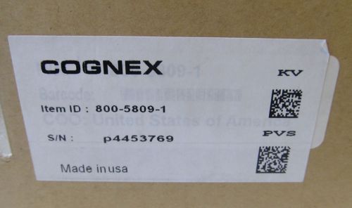NEW COGNEX IN-SIGHT 3400 Vision Controller 800-5809-1 E