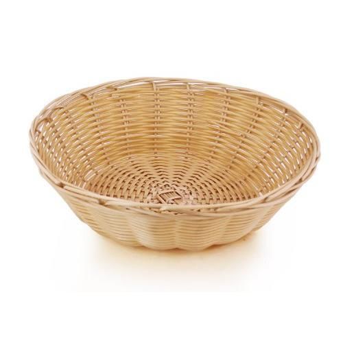 New Star Foodservice 44201 Polypropylene Round Hand Woven Food Serving New