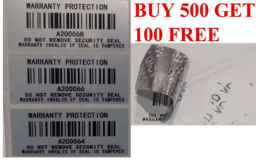 Warranty Void Sticker Tamperproof Label 45mm x 20mm Security seal protection