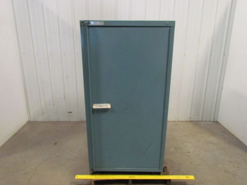 Vidmar 4-shelf industrial parts tool storage cabinet 30x59x28&#034; blue single door for sale