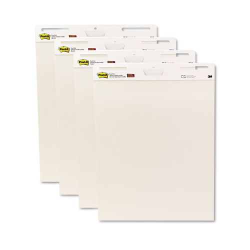 Self-Stick Easel Pads, 25 x 30, White, 4 30-Sheet Pads/Carton