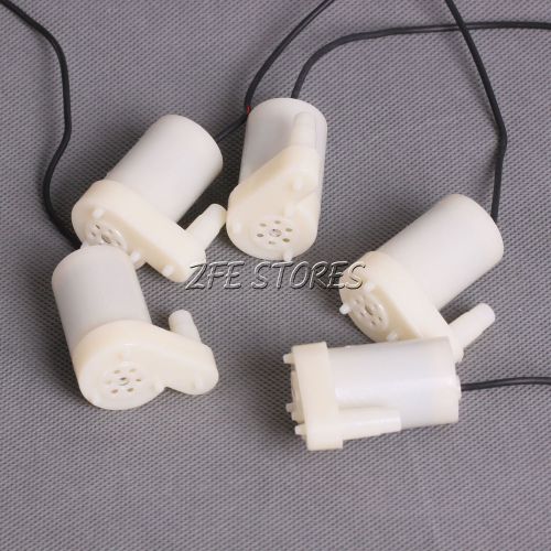 5x dc 3v 6v mini micro submersible water pump low noise motor pump 120l/h 1.1m for sale