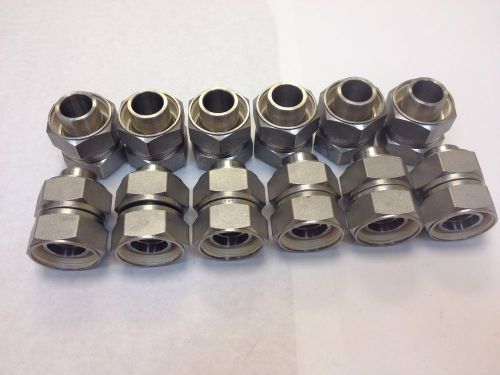Lot Of 12 NEW Swagelok Fitting 20mm, 316 TUV A 278/08YEH + 316YAY + 316WNJ