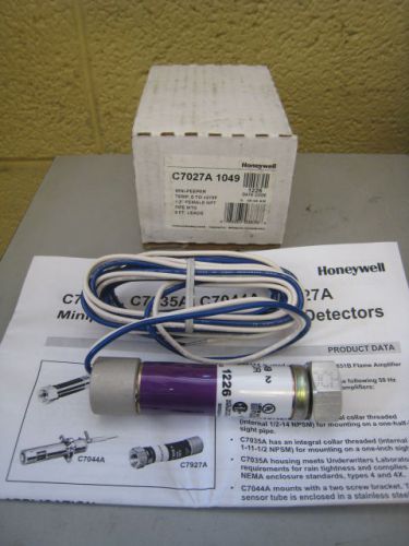 New Honeywell C7027A1049 Minipeeper Ultraviolet Flame Sensor Detector 0-215F