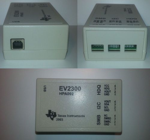 EV2300 USB-Based PC Interface Board for Battery Fuel (Gas) Gauge Evaluation
