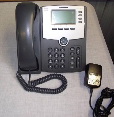 Cisco Small Business SPA 504G 4 Line IP Phone With Display, PoE and PC Port
