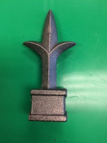 Triad cast iron finial. w-1-7/8&#034; h-3-7/8&#034; base-1-1/4&#034; for sale