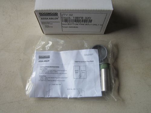 Rockwood / Assa Abloy 18BFB 32D Bottom Fire Bolt Stainless Steel NEW