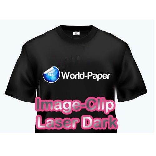 Image clip laser dark heat transfer paper 8.5 x 11, 25 sheets for sale