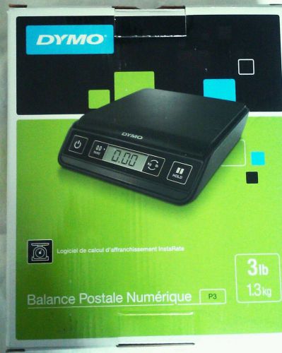 NIB Dymo Digital Postal Scale P3- 3.lb 1.3kg Max Weight Capacity (NEW)