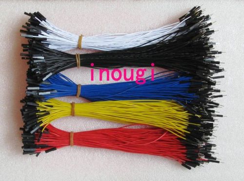 5colors 20cm 2.54mm 1p male to female Dupont Wire Jumper cord For Arduino 100pcs