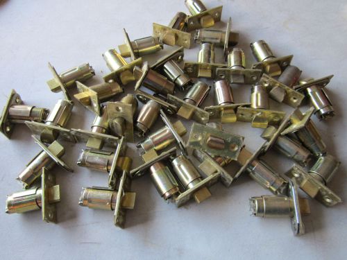 Lot 5 Schlage 11-116 Replacement Spring Latches 2-3/4&#034; Brass NOS