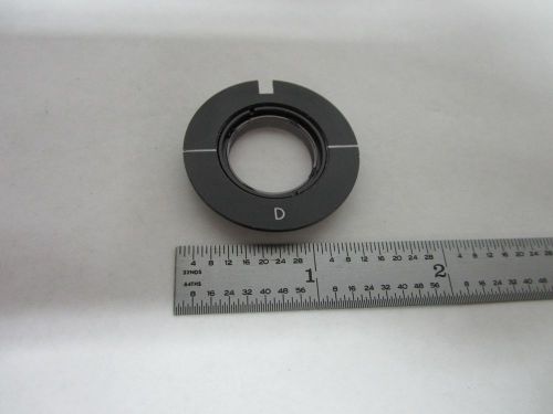 MICROSCOPE PART  FILTER D UNKNOWN MAKER OPTICS AS IS BIN#R8-41