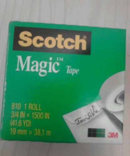 SCOTCH TAPE MAGIC TM JUMBO ROLL 3/4&#034; X1500&#034; INVISIBLE 41.6 YD BRAND PHOTO SAFE