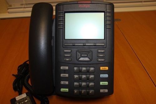 Avaya / Nortel 1230 ip phone with power adapter - tested working