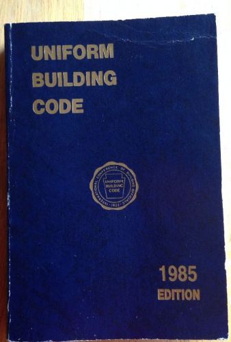 UNIFORM BUILDING CODE, 1985 EDITION