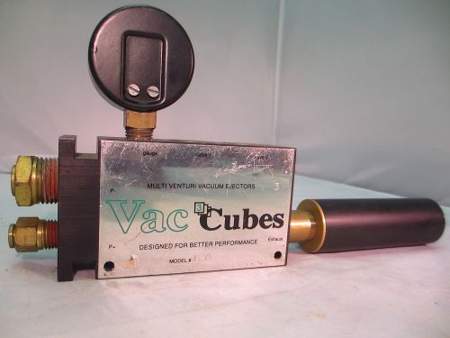 Vac Cubes Multi Venturi Vacuum Ejector Model# 120