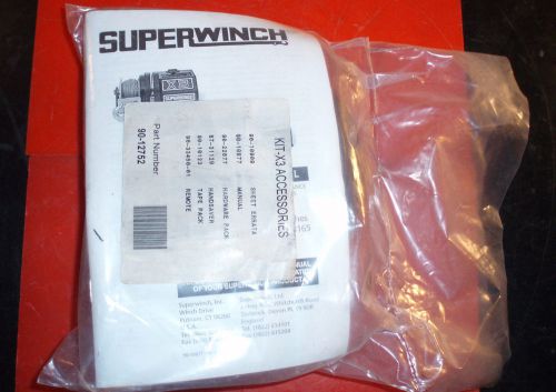 SUPERWINCH, 90-12752, X3 Accessories Kit, Remote, Hardware, Manual, /KT1/