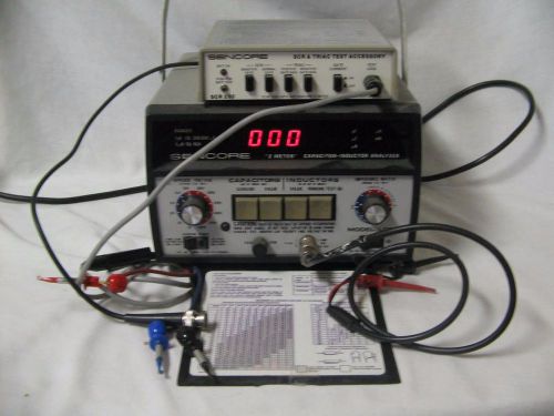 Sencore lc-53 inductor capacitor analyzer z meter &amp; scr250 scr triac checker for sale