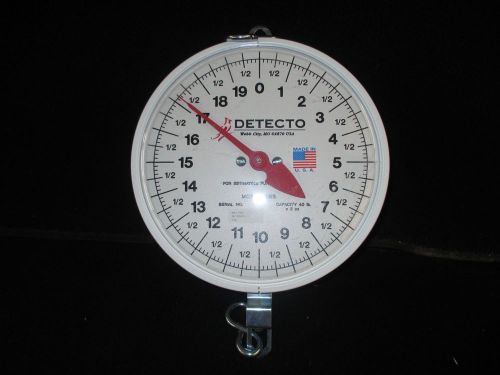 Cardinal detecto mcs-40df hanging 40 lb scale for sale