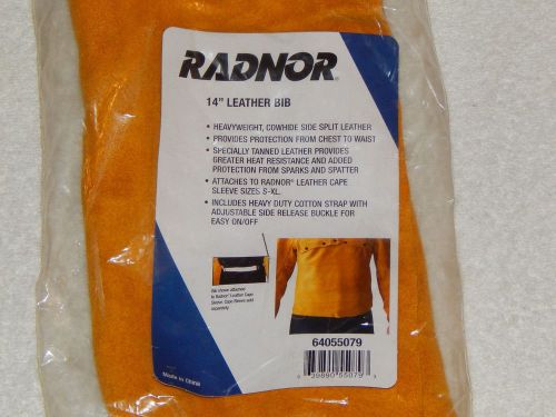 Radnor 14in leather welding bib - new for sale
