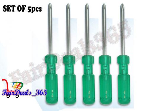BRAND NEW LOT OF 5 PCS PHILIPS SCREW DRIVERS SET BLADE SIZE 100MM, LENGTH 185MM