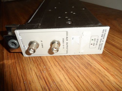 HP Agilent 70902A  IF Section Res BW 10Hz-300kHz
