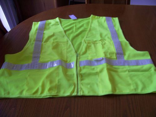 Safety Hi-Viz Vest Yellow with Reflective material xl (3)