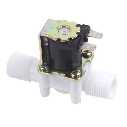 12V DC 1/2&#034; Plastic Solenoid Water Valve N/C Normally Closed
