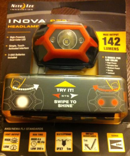 Inova Sts Headlamp &#034;Swipe-To-Shine&#034; I Have 2 Red Left