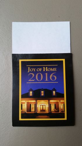 NEW Pack of 4 Joy of Home 2016 Peel and Stick Realtor Business Card Calendar