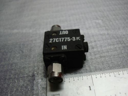 27C1775-3K ISOLATOR / CIRCULATOR SMA-MALE INPUT AND OUTPUT CONNECTORS