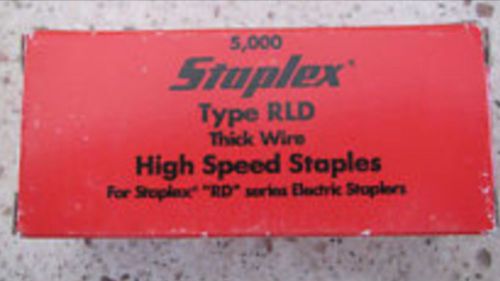Staplex Type RLD Thick Wire High Speed Staples Box Of 5000