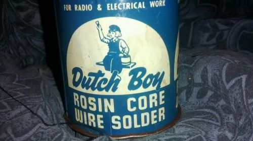 Dutch Boy rosin core solder for radio and electrical work