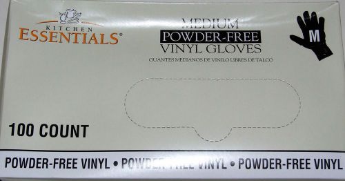 Kitchen Essentials,  Power-Free Vinyl Gloves  Size Medium (397381) 100/Pack