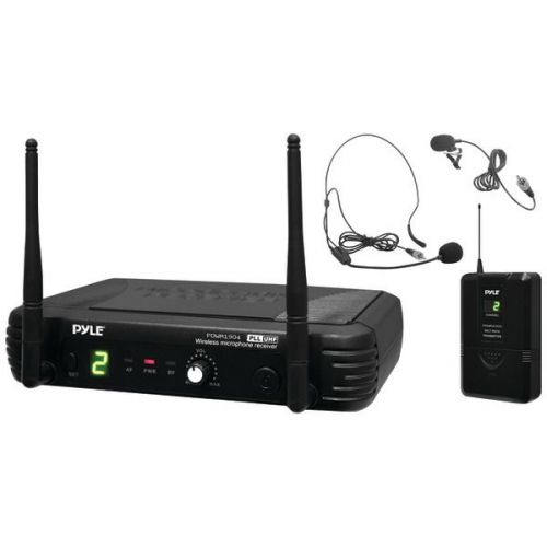 Pyle pro pdwm1904 premier series pro uhf wireless body-pack microphone system for sale