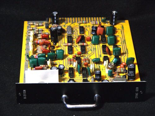 Vintage SyncGen U-211SN Sync Generator Board - Card front and handle