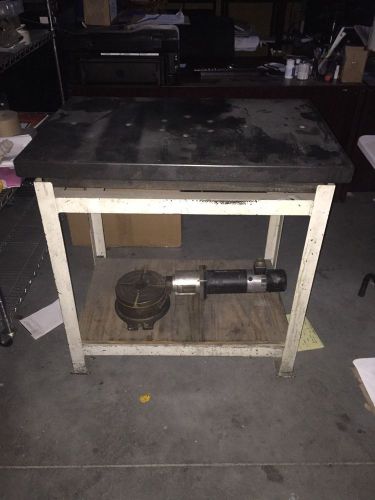 Granite Inspection table With Stand