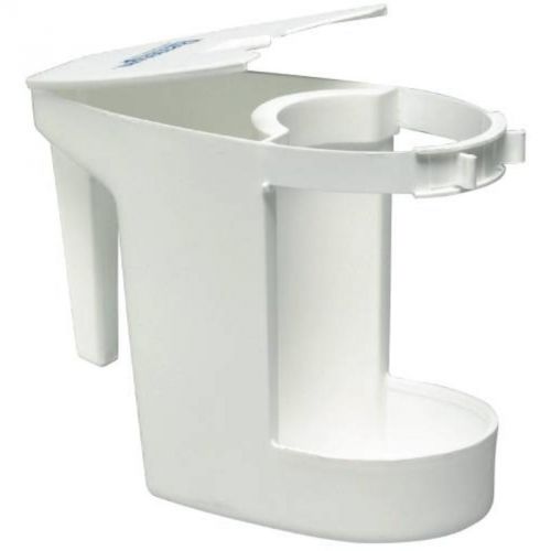Super toilet caddy white renown brushes and brooms ren05130 for sale