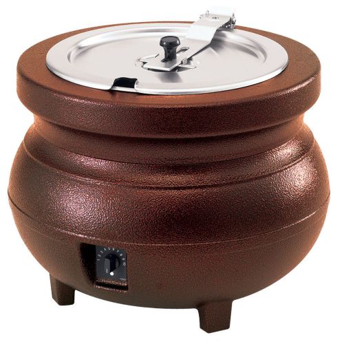 Vollrath 11 quart soup kettle rethermalizer copper w/ inset &amp; cover - 72176 for sale