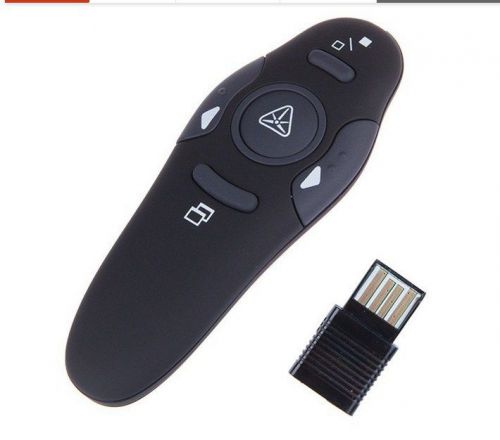 2.4GHz USB Wireless Presenter with Red Laser Pointers Pen RF Remote Control