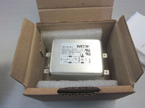 MTE RF2-0016-2 Single phase filter 16A 125/250 VAC