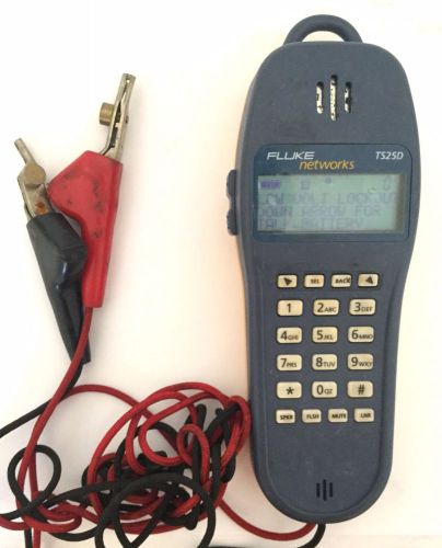 Fluke Networks TS25D Telephone Test Set